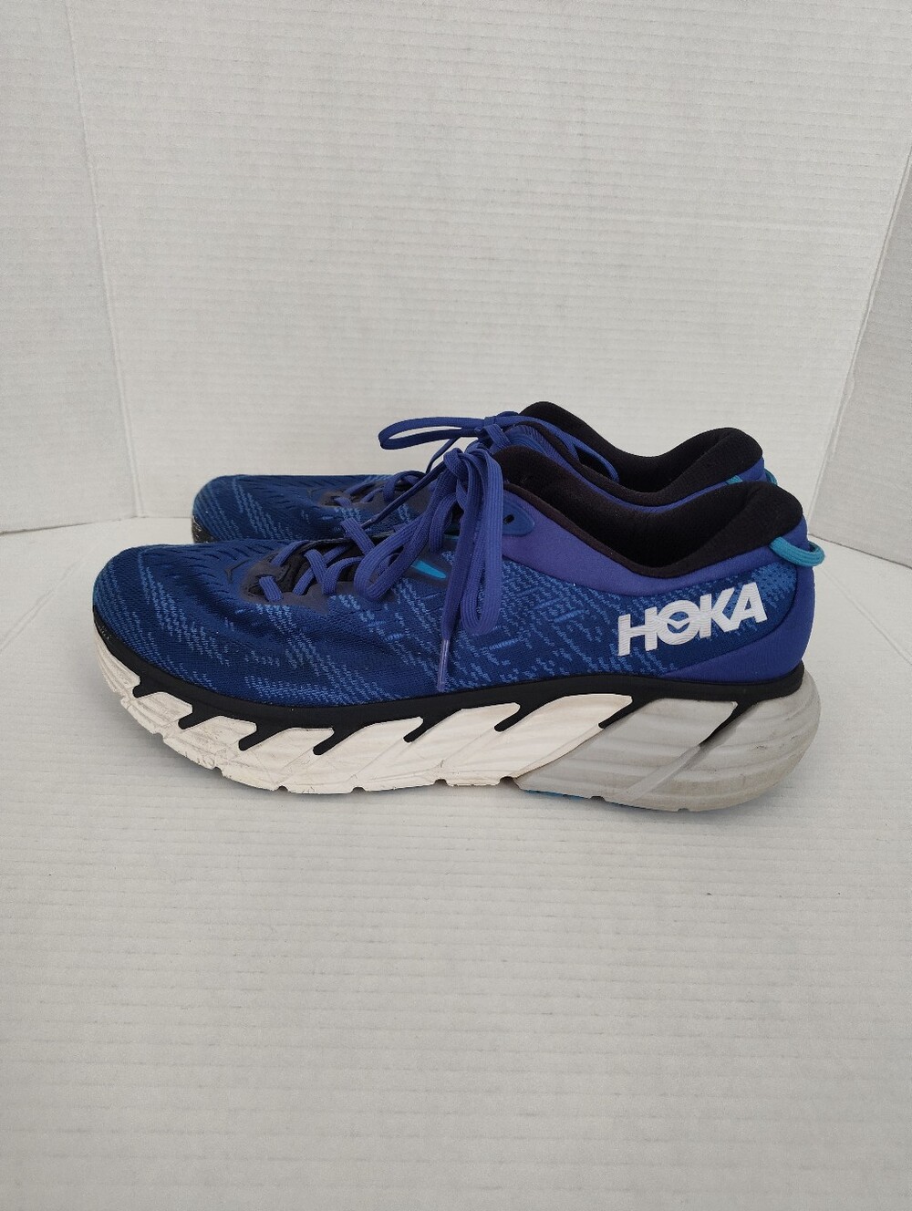 Hoka Gaviota 4 Mens Running Shoes Blue Graphite Mens 12.5D - Picture 6 of 9